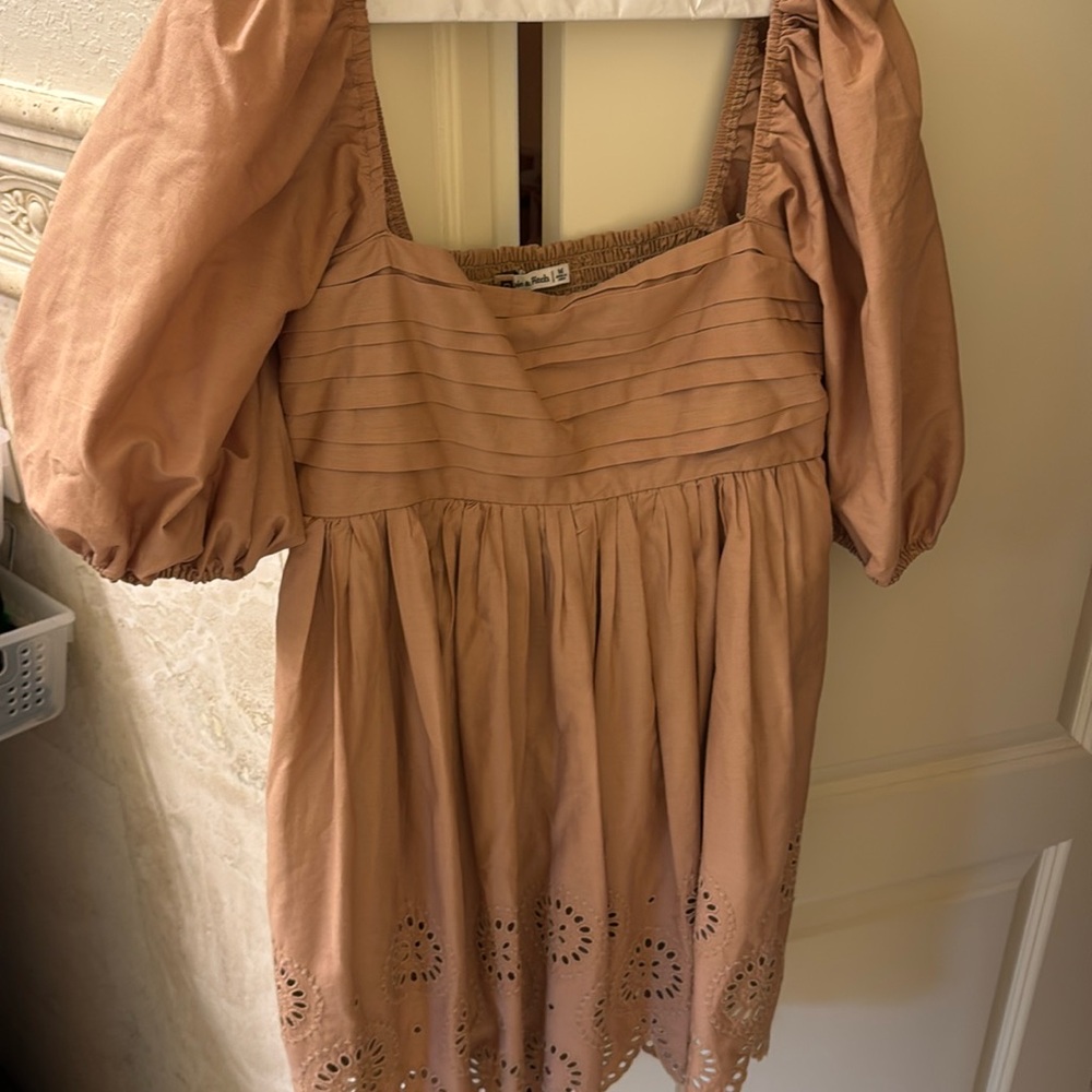 Abercrombie & Fitch Emerson Puff Sleeve Dress